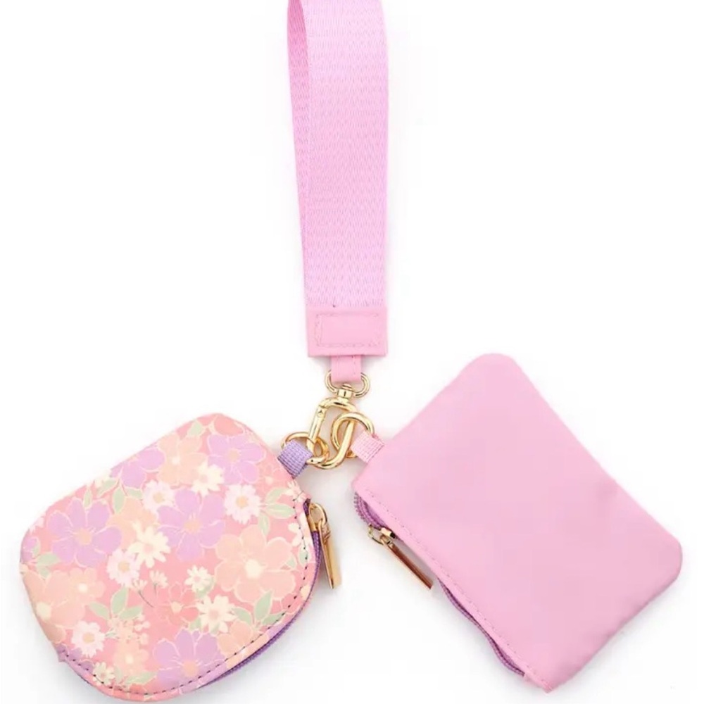 Wristlet Floral and Pink NEW